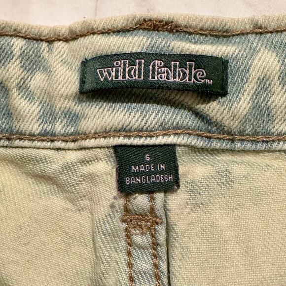 Wild Fable Highest Rise 90s Straight Buttenfly Light Blue Wash Size 6 - Picture 4 of 9